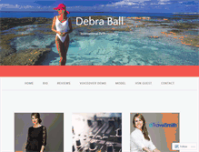 Tablet Screenshot of debraball.com